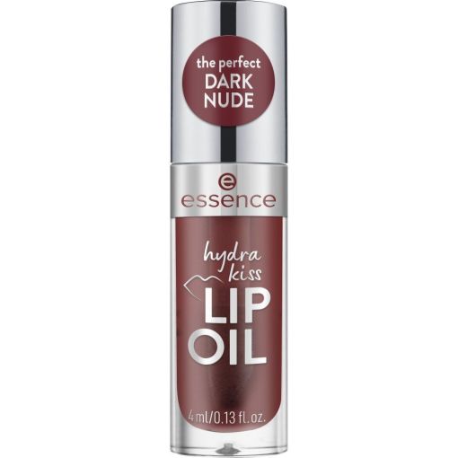 Essence Hydra Kiss Lip Oil Aceite de labios nutritivo con aplicador suave y flexible para acabado brillante con un toque de color