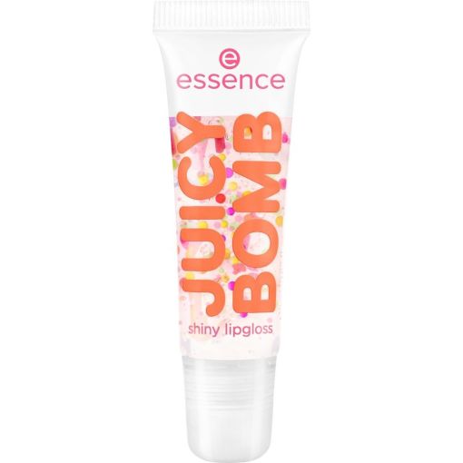 Essence Juicy Bomb Shiny Lipgloss Edición Limitada Brillo de labios no pegajoso con delicioso aroma ofrece un acabado ultrabrillante y precioso