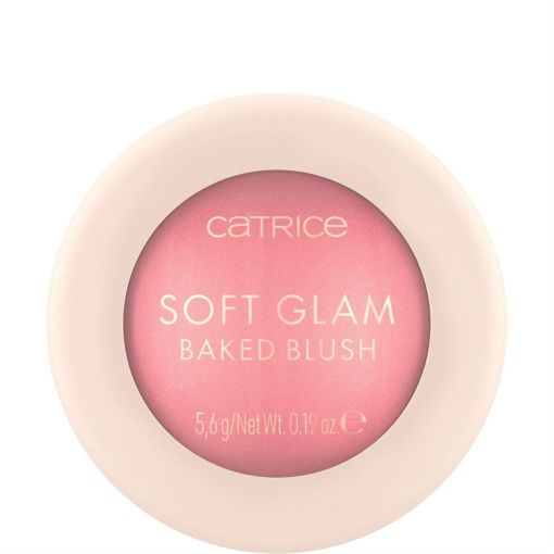 Catrice Soft Glam Baked Blush Colorete e iluminador textura aterciopelada suave y ligera brillo natural y duradero