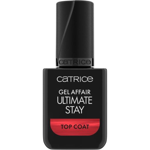 Catrice Gel Affair Ultlimate Stay Top Coat Tratamiento superior acabado ultrabrillante y voluminoso prolonga la duración del esmalte de uñas