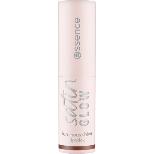 Essence Satin Glow Luminous Shine Lipstick Barra de labios altamente pigmentada se desliza sin esfuerzo dejando un acabado satinado luminoso