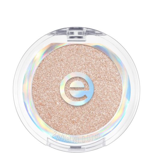 Essence Sombra De Ojos Mono Glitter Sombra de ojos ofrece textura suave para un look mate y brillante especial de larga duraci&oacute;n