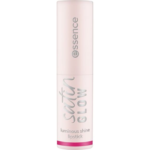 Essence Satin Glow Luminous Shine Lipstick Barra de labios altamente pigmentada se desliza sin esfuerzo dejando un acabado satinado luminoso
