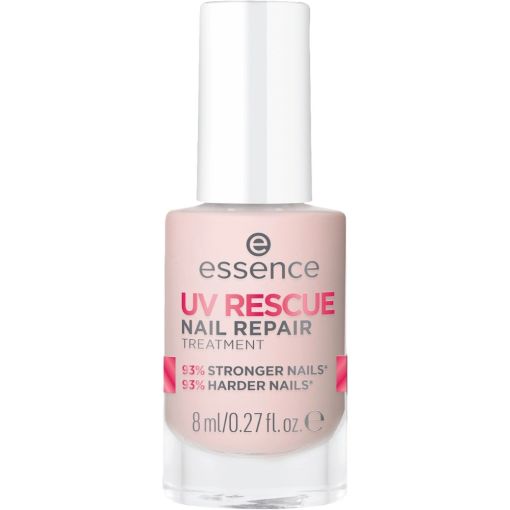 Essence Uv Rescue Nail Repair Treatment Tratamiento de u&ntilde;as ultrabrillante y ligero fortalece suaviza y protege sellando los bordes pelables