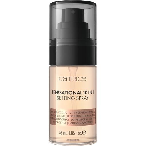 Catrice Ten!Sational 10 In 1 Setting Spray Spray fijador de maquillaje hidrata calma ilumina y cuida controlando la grasa hasta 24 horas 55 ml