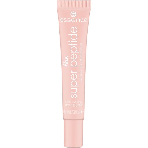 Essence The Super Peptide Glossy Lip Treatment Tratamiento labial de f&aacute;cil e higi&eacute;nica aplicaci&oacute;n ofrece aspecto voluminoso y acabado no pegajoso