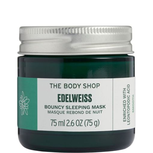 The Body Shop Edelweiss Bouncy Sleeping Mask Mascarilla facial nocturna de edelweiss 75 ml
