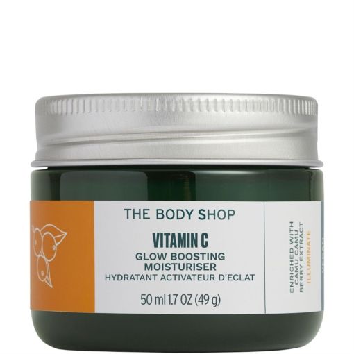 The Body Shop Vitamin C Glow Boosting Moisturizer Crema de d&iacute;a hidratante piel revitalizada e hidratada al instante 50 ml