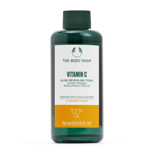 The Body Shop Vitamin C Glow Revealing Tonic Tónico facial exfoliante de vitamina e 150 ml
