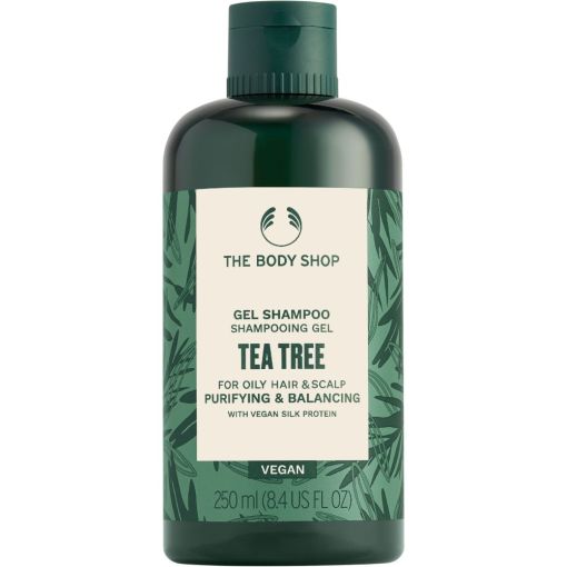 The Body Shop Tea Tree Gel Shampoo Purifying & Balancing Champ&uacute; purificante y equilibrante v&aacute;lido para cabellos grasos de &aacute;rbol del t&eacute; 250 ml