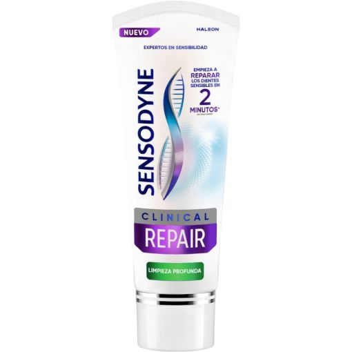 Sensodyne Dent&iacute;frico Clinical Repair Limpieza Profunda Pasta de dientes limpia profundamente ofreciendo un alivio de la sensibilidad dental 75 ml
