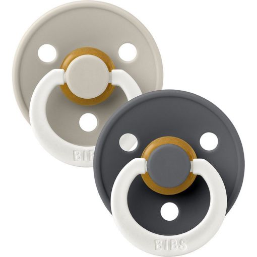 Bibs Chupete Colour Pacifier Tetina Fisiol&oacute;gica 6-18m Talla 2 Chupete de l&aacute;tex dise&ntilde;o fresco creativo y lindo 2 uds