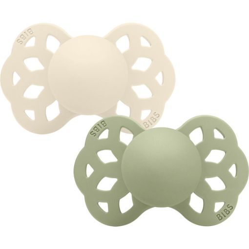 Bibs Chupete Infinity Pacifier Tetina Fisiol&oacute;gica 0-6m Talla 2 Chupete de silicona dise&ntilde;o fresco creativo y lindo 2 uds