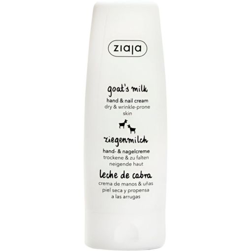 Ziaja Leche De Cabra Crema De Manos & Uñas Crema de manos y uñas vegana para pieles secas y propensas a las arrugas 80 ml
