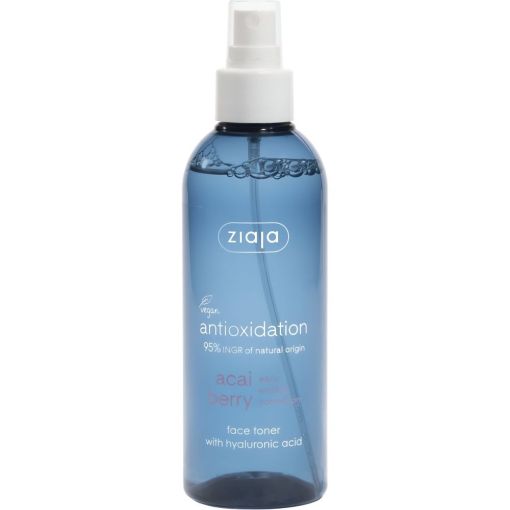Ziaja Acai Tónico Facial Antioxidante Tónico facial vegano hidrata y tonifica con ácido hialurónico 200 ml