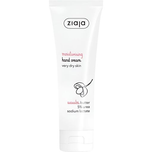 Ziaja Ucuuba 5% De Urea Crema De Manos Hidratante Crema de manos vegana hidrata y regenera la piel ofre iendo alivio en manos secas y agrietadas 80 ml