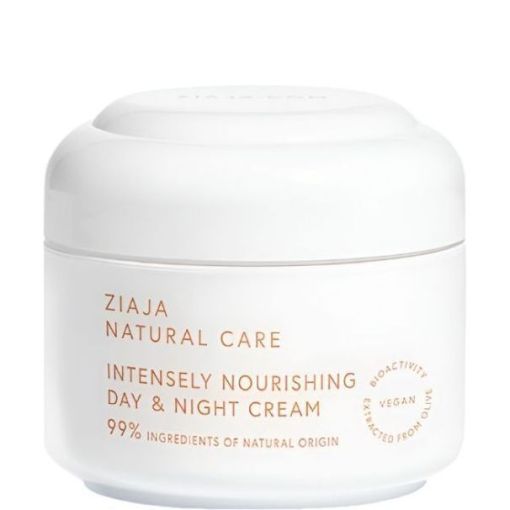 Ziaja Natural Care Crema Facial Intensamente Nutritiva Crema de d&iacute;a y noche vegana intensamente nutritiva de r&aacute;pida absorci&oacute;n 50 ml