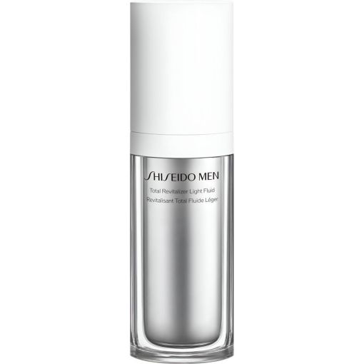 Shiseido Men Total Revitalizer Light Fluid Tratamiento antiedad de alto rendimiento combate los signos principales del envejecimiento 70 ml