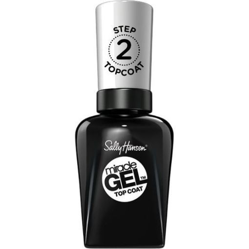 Sally Hansen Miracle Gel Step 2 Top Coat Tratramiento superior de secado r&aacute;pido y f&aacute;cil de usar sin necesidad de l&aacute;mpara