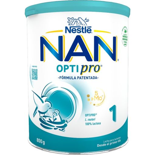 Nestle Nan Optipro 1 Leche Para Lactantes Leche en polvo para cuando la lactancia materna no es posible a partir del primer d&iacute;a 800 gr