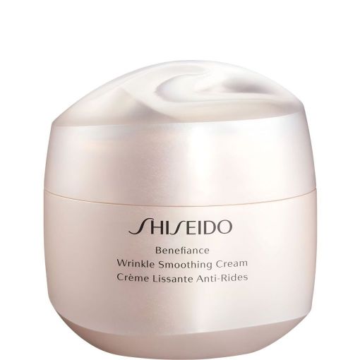 Shiseido Benefiance Wrinkle Smoothing Cream Crema de d&iacute;a y noche antiedad restaura y repara l&iacute;neas y arrugas piel m&aacute;s joven