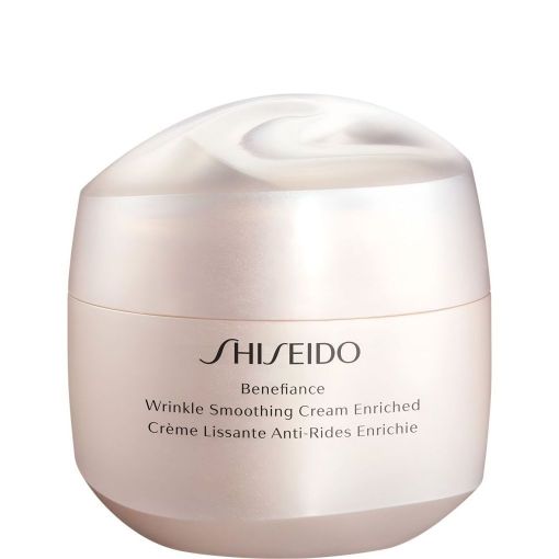 Shiseido Benefiance Wrinkle Smoothing Cream Enriched Crema de d&iacute;a y noche enriquecida antiedad restaura y repara l&iacute;neas y arrugas piel m&aacute;s joven