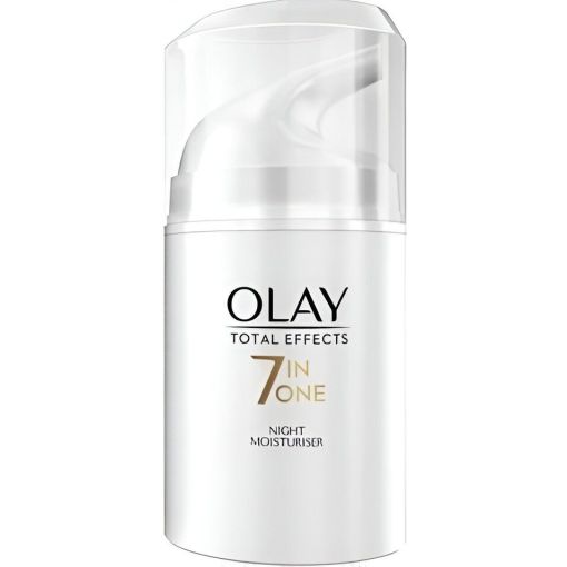 Olay Total Effects 7 In One Night Moisturiser Crema de noche con niacinamida hidrata ilumina minimiza poros suaviza y reafirma 50 ml