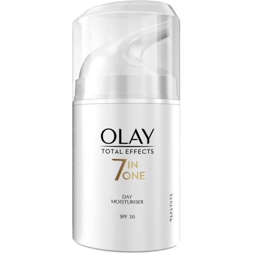 Olay Total Effects 7 In One Day Moisturiser Spf 30 Crema de d&iacute;a hidratante multibeneficios ilumina minimiza poros suaviza y reafirma 50 ml