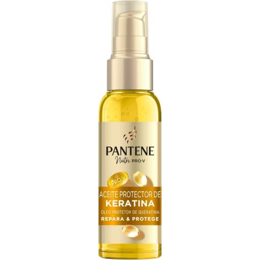 Pantene Nutri Pro-V Repara & Protege Aceite Protector De Keratina Aceite capilar protector de keratina para una hidrataci&oacute;n profunda 100 ml