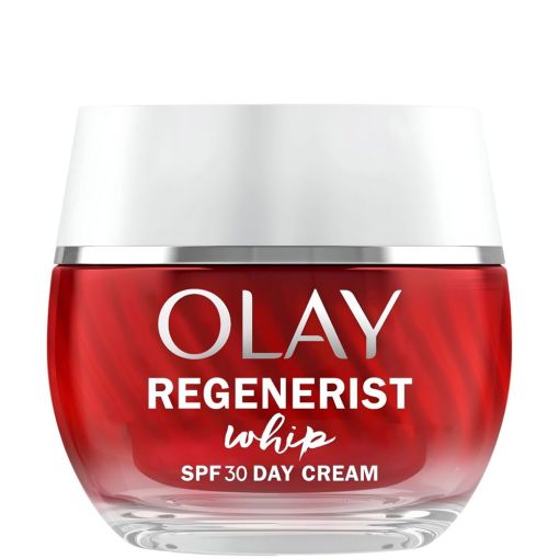 Olay Regenerist Whip Crema De D&iacute;a Spf 30 Crema facial de d&iacute;a hidratante reafirma y renueva para una piel firme luminosa y no pegajosa 24 horas 50 ml