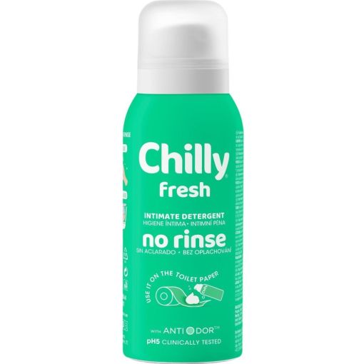 Chilly Espuma De Higiene &Iacute;ntima Fresh Espuma de higiene &iacute;ntima sin aclarado ofrece sensaci&oacute;n de frescura y confort insuperable 100 ml