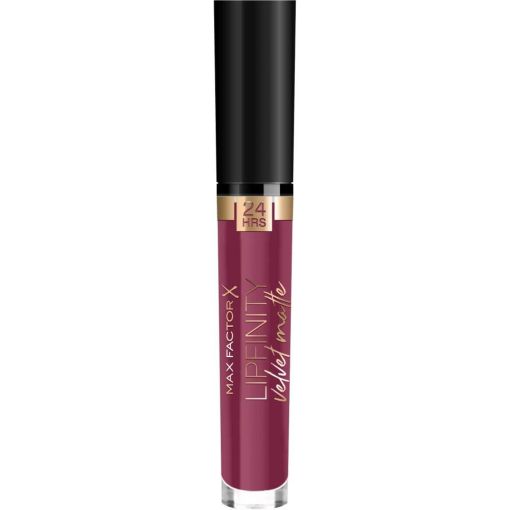 Max Factor Lipfinity Velvet Matte Barra de labios líquida mate color rico e intenso que dura hasta 24 horas