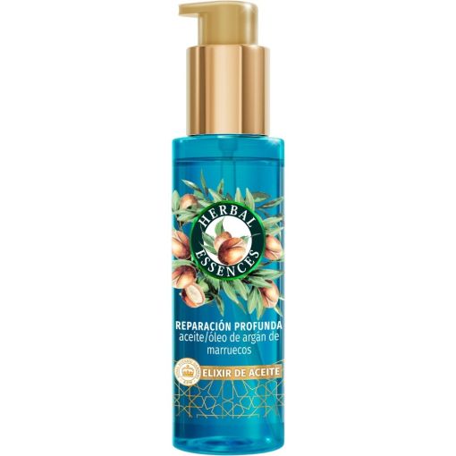 Herbal Essences Elixir De Aceite Reparaci&oacute;n Profunda Aceite capilar vegano ayuda a reparar el cabello da&ntilde;ado y le devuelve su brillo 95 ml