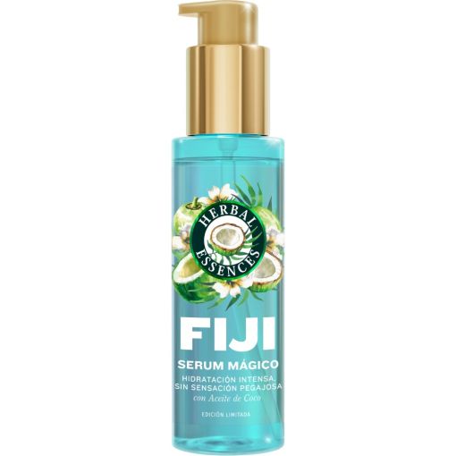 Herbal Essences Fiji Hidrataci&oacute;n Intensa Serum M&aacute;gico Edici&oacute;n Limitada S&eacute;rum vegano capilar de hidrataci&oacute;n intensa limpia suavemente dejando el cabello suave y liso con extracto de coco 95 ml