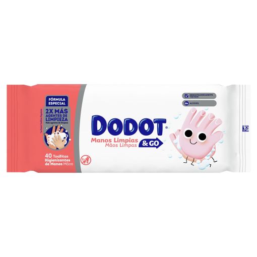 Dodot Manos Limpias Toallitas higienizantes 40 ud