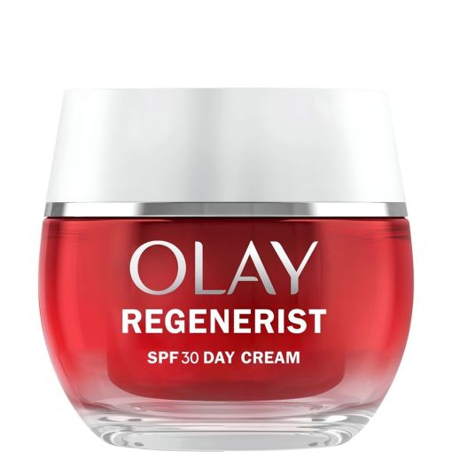 Olay Regenerist Crema De Día Spf 30 Crema facial de día hidratante y reafirmante renueva ofreciendo luminosidad para una piel más joven y tersa 50 ml