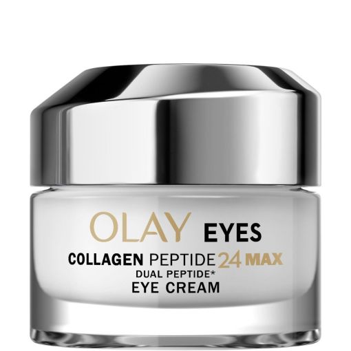 Olay Eyes Collagen Peptide24 Max Eye Cream Contorno de ojos actúa sobre signos de la menopausia suaviza líneas de expresión y restaura 15 ml