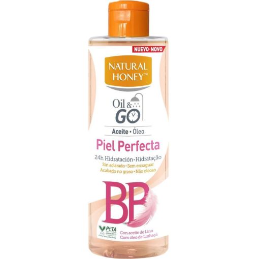 Natural Honey Oil&Go Piel Perfecta Aceite Aceite corporal nutritivo sin aclarado y no graso ofrece gran hidrataci&oacute;n 24 horas 250 ml