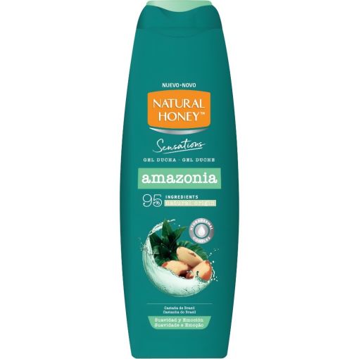 Natural Honey Derma Care Amazonia Gel De Ducha Gel de ducha biodegradabe ofrece suavidad y emoci&oacute;n con casta&ntilde;a de brasil 650 ml