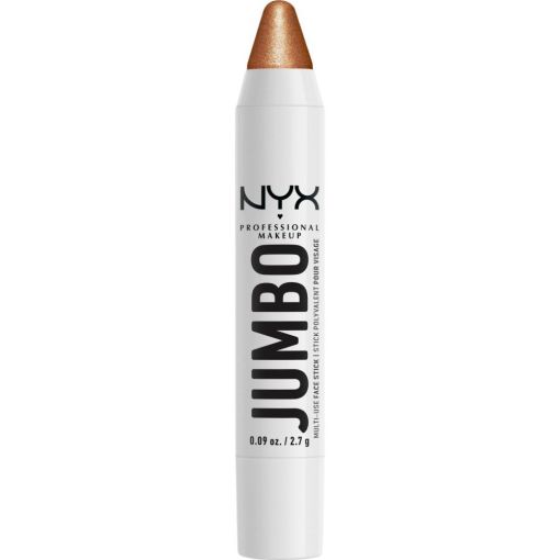 Nyx Professional Makeup Jumbo Multi-Use Face Stick Iluminador cremoso en barra trazo m&aacute;s preciso para rostro luminoso en tonos perlados