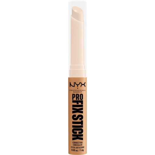 Nyx Professional Makeup Pro Fix Stick Correcting Concealer Corrector de cobertura media no se cuartea unifica corrige disimula e ilumina acabado natural