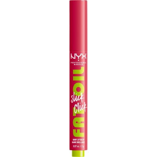 Nyx Professional Makeup Fat Oil Slick Click Shiny Lip Balm Brillo de labios larga duraci&oacute;n y alta pigmentaci&oacute;n con acabado brillante 16 horas