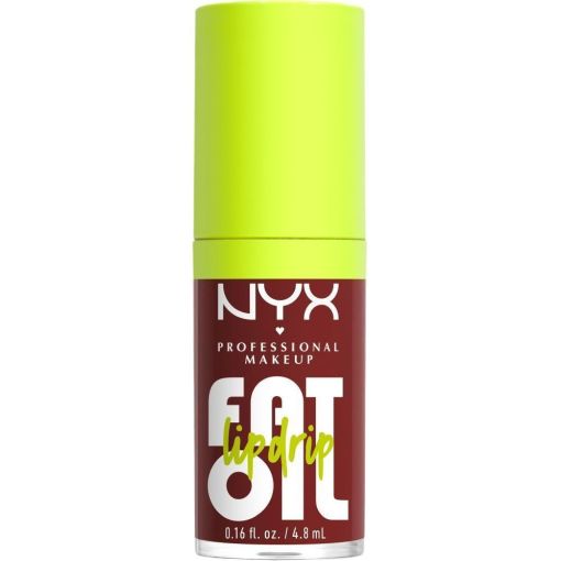 Nyx Professional Makeup Fat Oil Lip Drip Aceite labial ofrece hidrataci&oacute;n intensa y brillo durante 12 horas para labios muy heavys