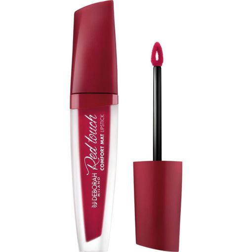 Deborah Milano Red Touch Comfort Mat Lipstick Barra de labios mate nutre para acabado aterciopelado y suave de larga duraci&oacute;n