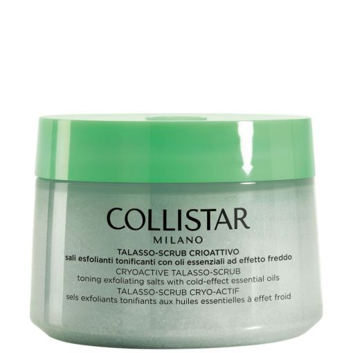 Collistar Talasso Scrub Crioactivo Exfoliante corporal tonificante y vigorizante limpia impurezas estimulando la renovación para piel más lisa y uniforme 700 gr
