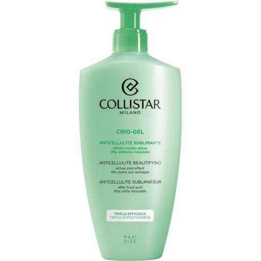 Collistar Crio-Gel Anticelulítico Anticelulítico previene trata y contrarresta las alteraciones estéticas de la celulitis 400 ml