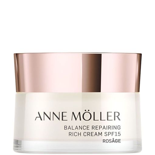 Anne M&ouml;ller Ros&acirc;ge Balance Repairing Rich Cream Spf 15 Crema de d&iacute;a enriquecida reparadora y reequilibrante ideal para pieles secas con falta de firmeza 50 ml