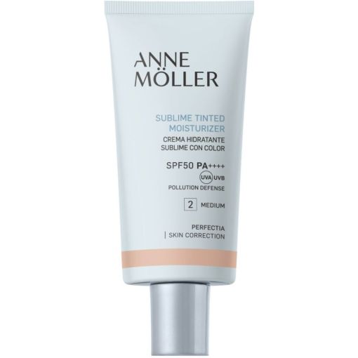 Anne M&ouml;ller Perfectia Sublime Tinted Moisturizer Spf50 Crema facial hidratante con color antimanchas combate los primeros signos del fotoenvejecimiento 50 ml