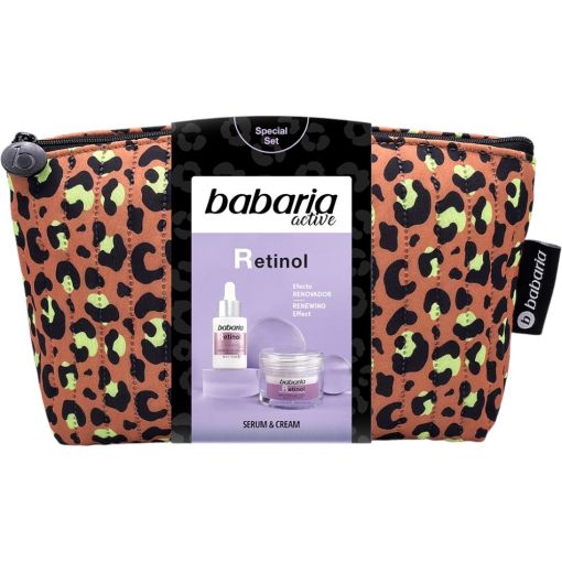 Babaria Active Retinol Neceser Set Especial Tratamiento facial rejuvenecedor y renovador reduce arrugas mejorando la textura de la piel