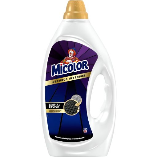 Micolor Detergente Oscuros Intensos Detergente l&iacute;quido limpia y revive recupera los colores ocuros e intensos